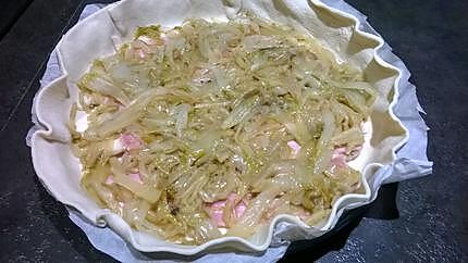 recette tarte jambon endive