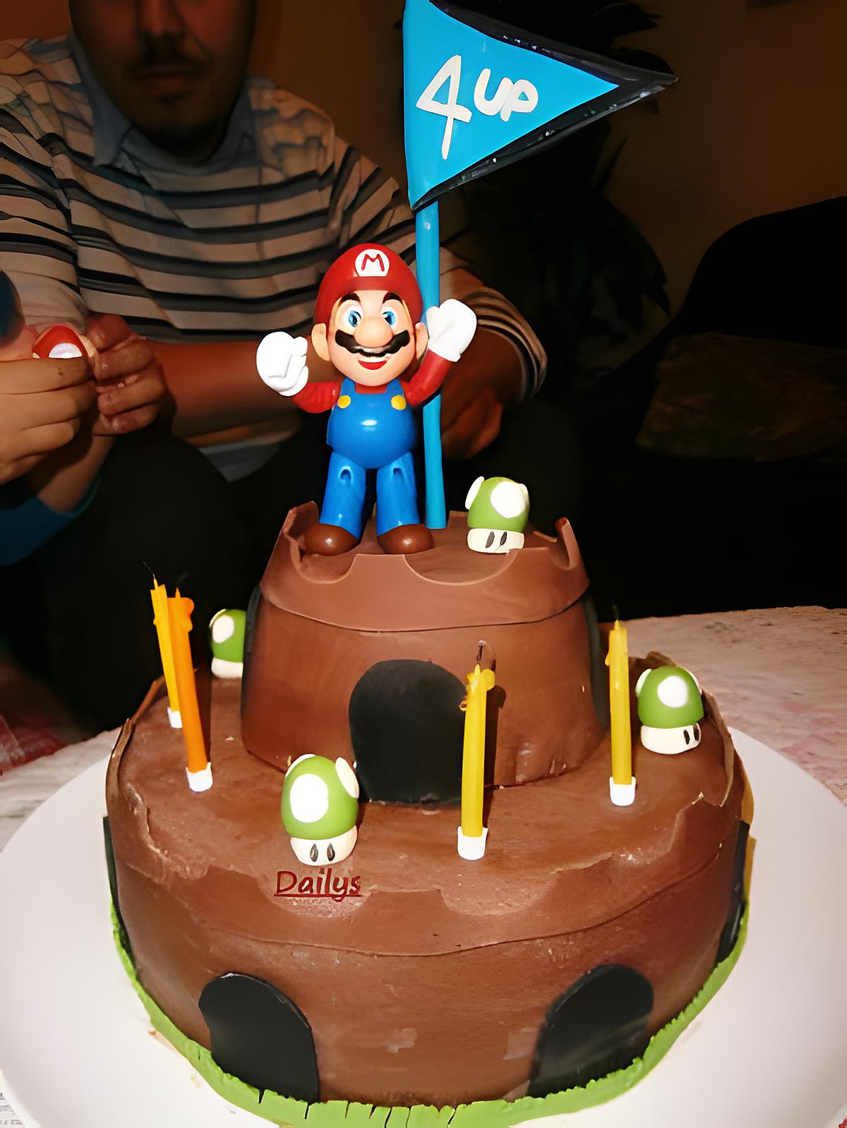 recette Gâteau à Thème Château De Mario Bros