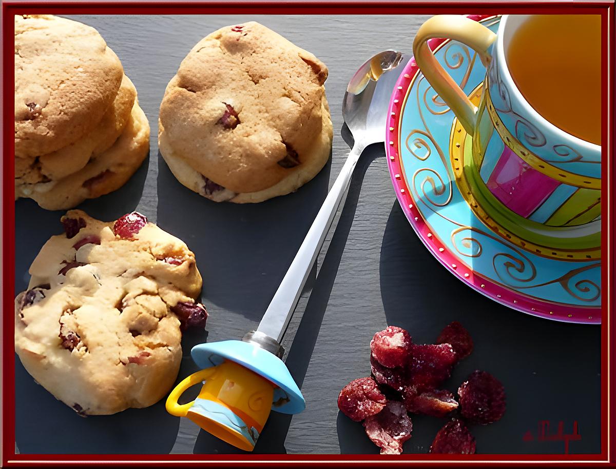 recette Cookies aux cranberries