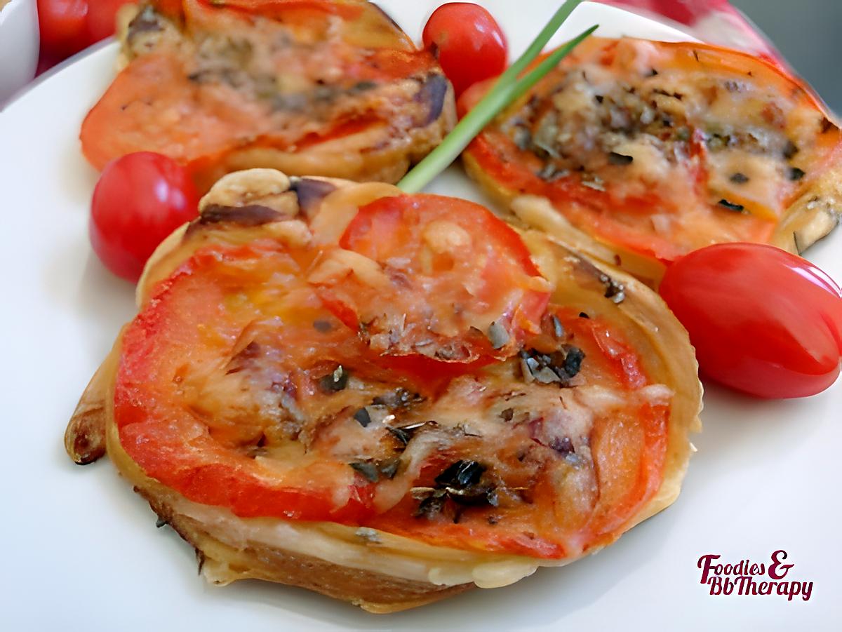 recette Tartelette de tomates et moutarde