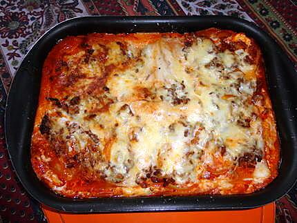 recette Lasagnes à la bolognaise sauce soja a l italienne