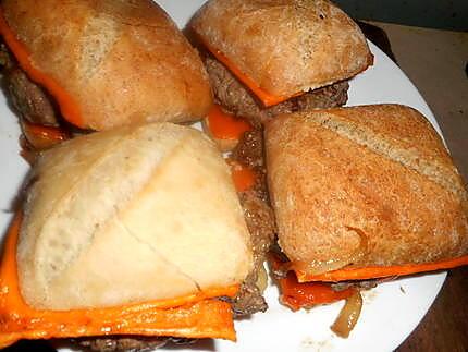 recette Cheeseburger a la mimolette