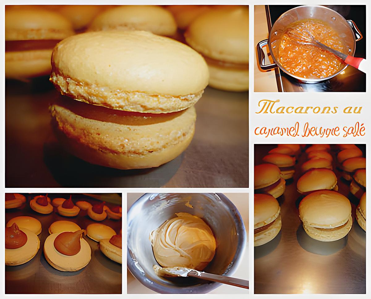 recette Macarons au caramel au beurre salé