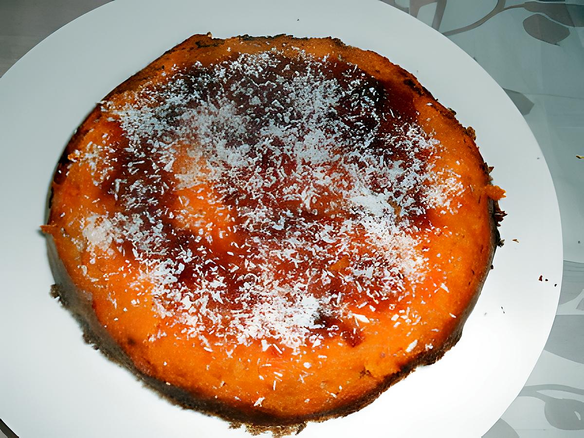 recette Fondant de patate douce et coco