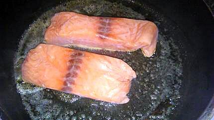 recette Ragout saveur de la mer et pavé de saumon