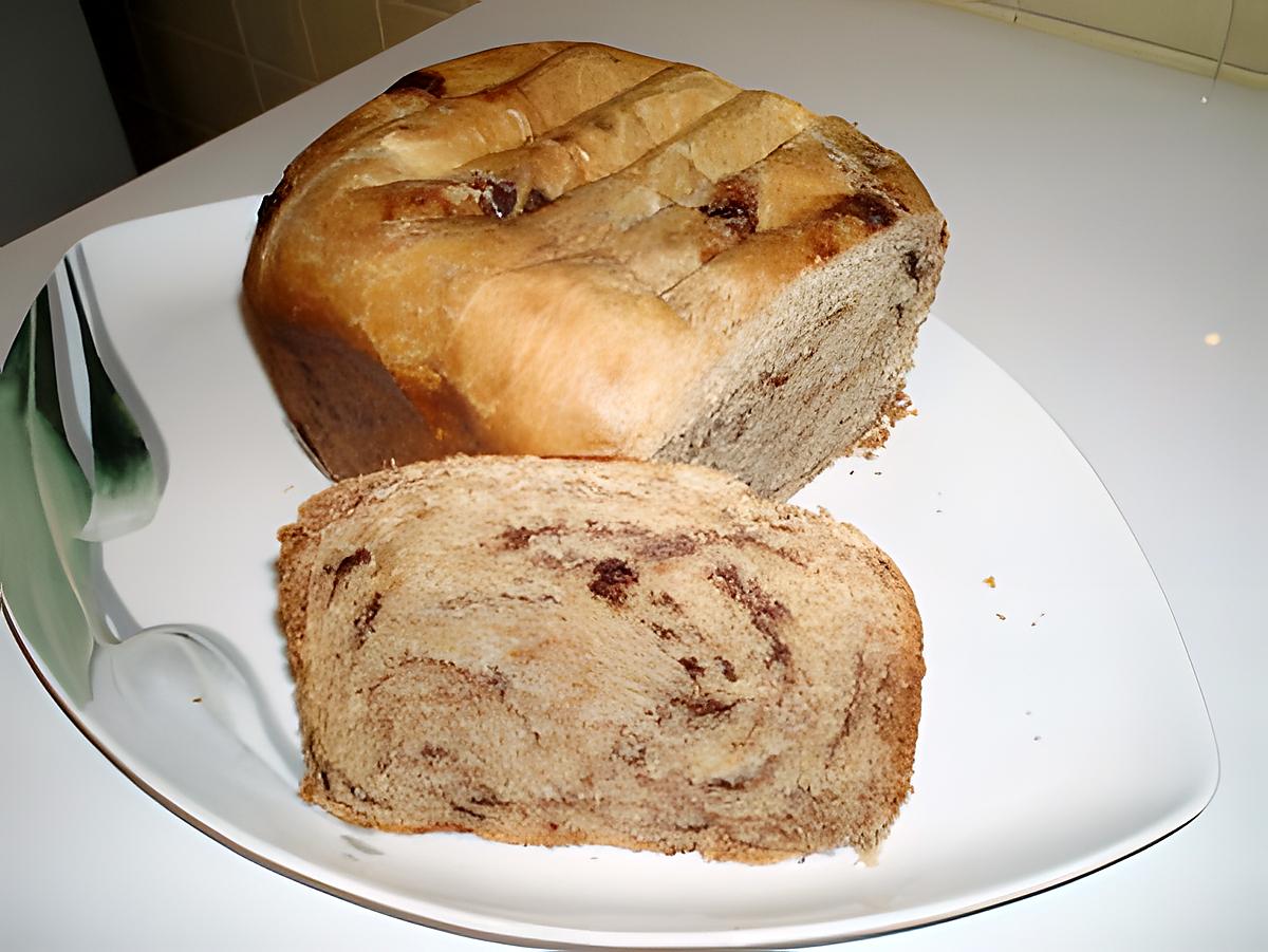 recette Brioche à la fleur d'oranger et pépites de chocolat