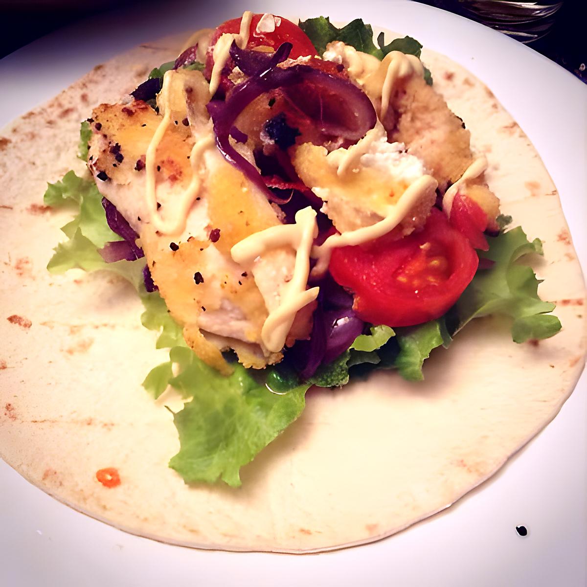 recette Une soirée entre filles...WRAPS MAISON