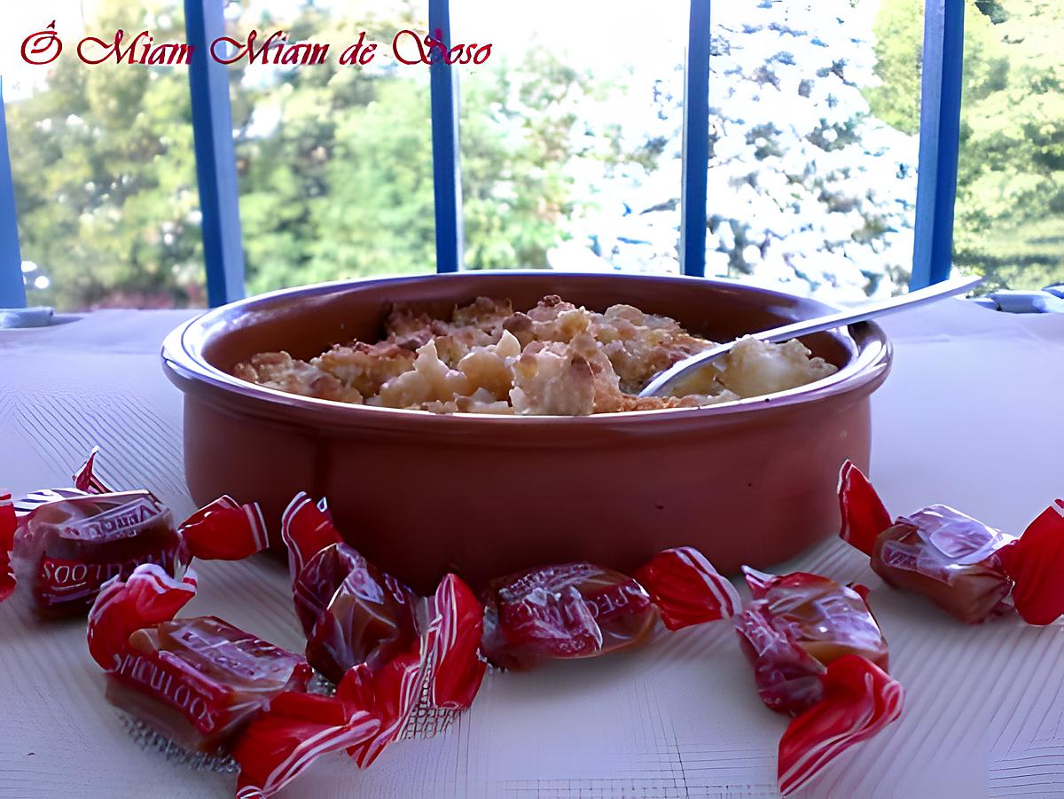 recette CRUMBLE D'ANANAS ô Caramel du CH'Nord