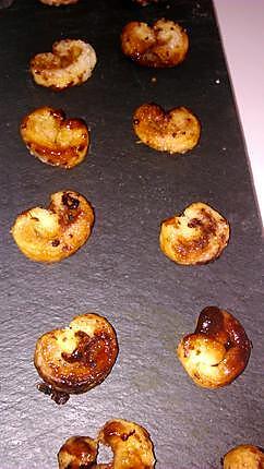 recette Minis palmiers au chocolat