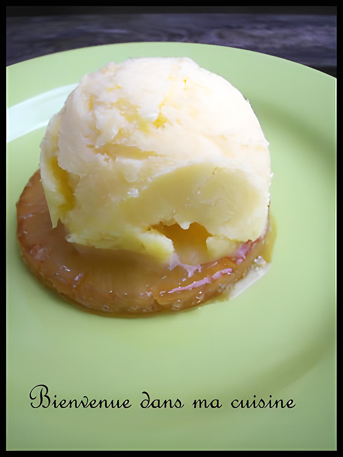 recette Chaud Froid d' Ananas
