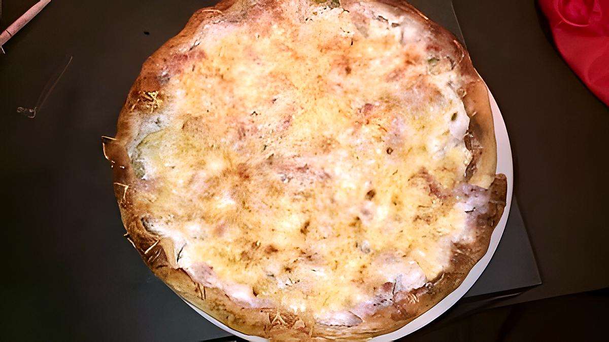 recette tarte courgettes lardons