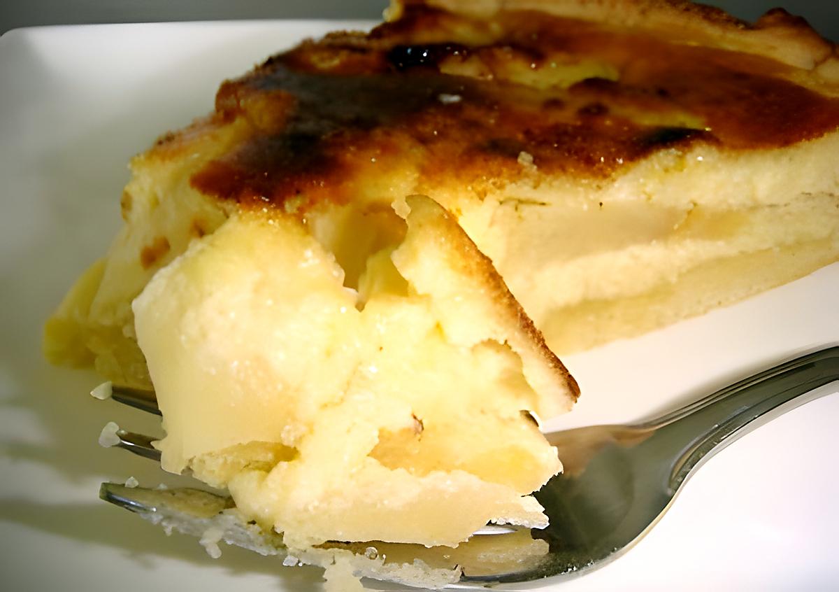 recette Tarte aux pommes à la crème