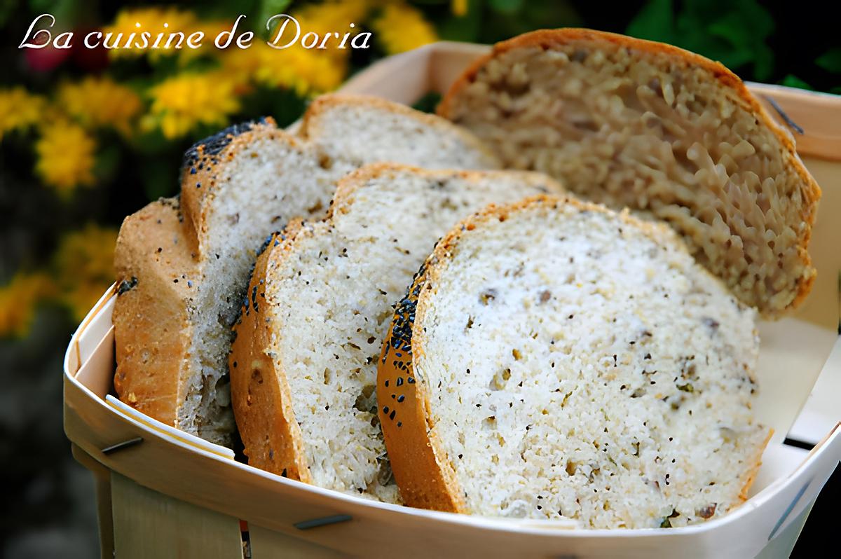 recette Pain au Pavot et herbes fraîches