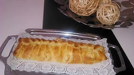 recette Tresse feuilleté a la raclette