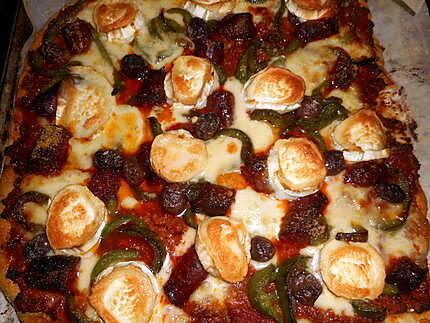 recette Pizza orientale a l agneau