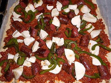 recette Pizza orientale a l agneau