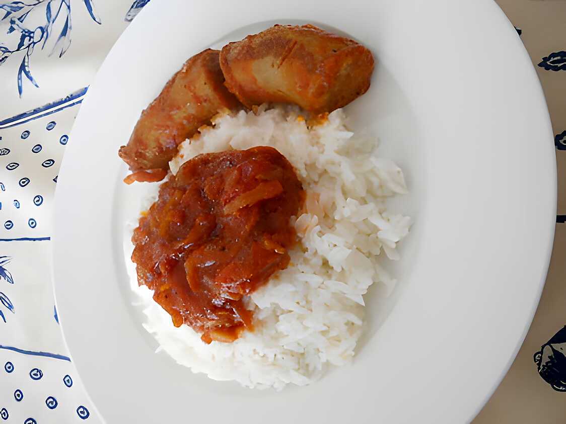 Saucisse rougail