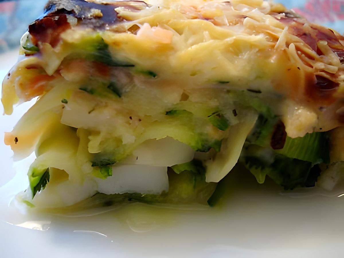 recette Lasagne de la mer aux Saint-Jacques et courgettes - Minceur!!!