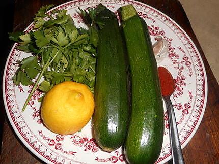 recette Salade de courgettes