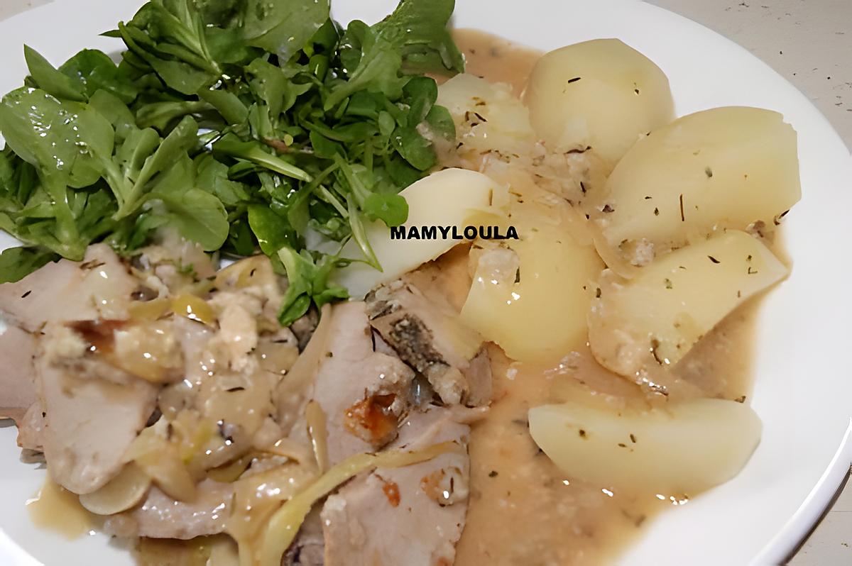 recette Roti de porc au Maroilles