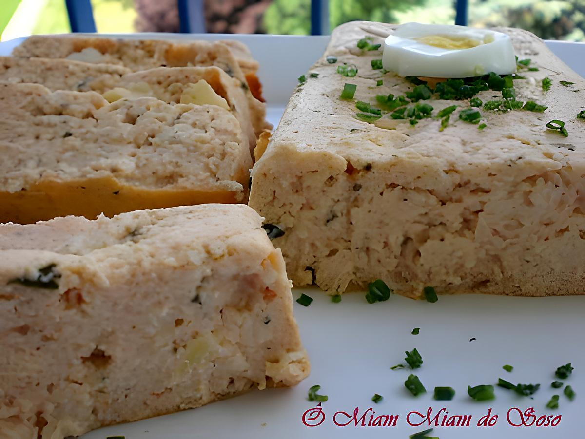 recette TERRINE DE POULET TOMATE & MOZZARELA