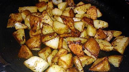 recette Pommes de terre au curry de Papa