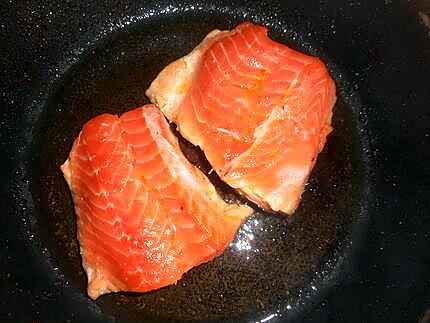 recette Fusillis au saumon