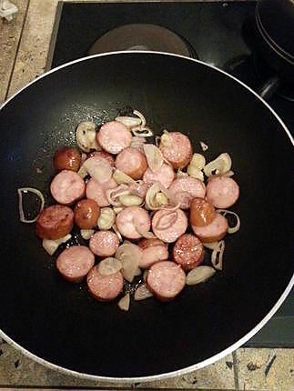 recette Fenouil aux saucisses de Montbéliard