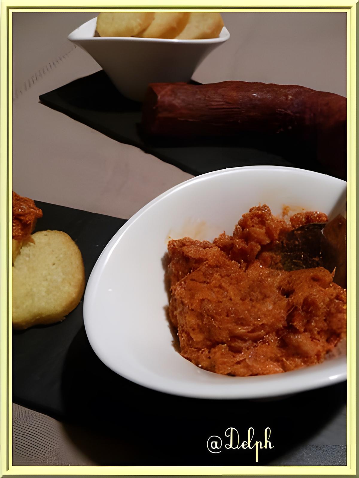 recette Tartinade de chorizo