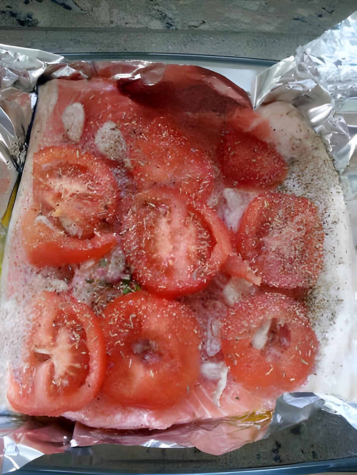 recette Filet de saumon en papillote