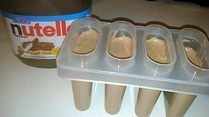 recette Glace au nutella