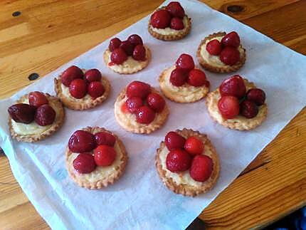 recette Tartelettes aux fraises