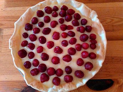 recette Tarte aux framboises