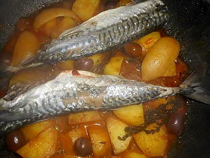 recette Tajine de maquereaux aux pommes de terre