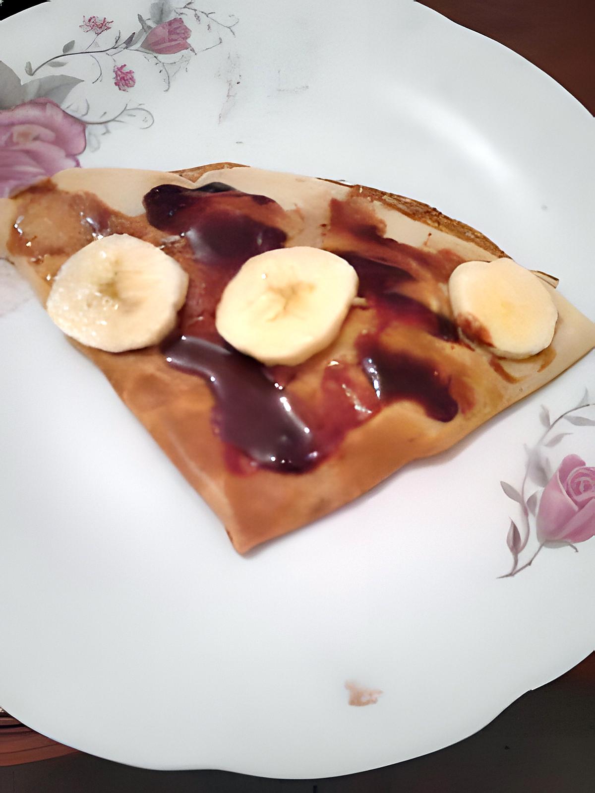 recette crepes nutella a la banane