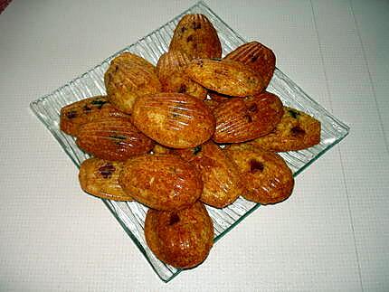 recette Madeleine aux fruits confits