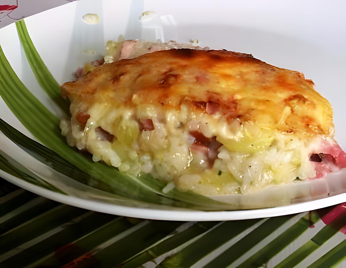 recette Gratin aux Lardons et Courgettes