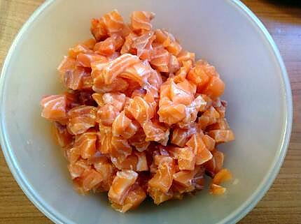 recette Tartare de saumon à l'aneth
