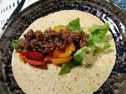 recette Fajitas au boeuf