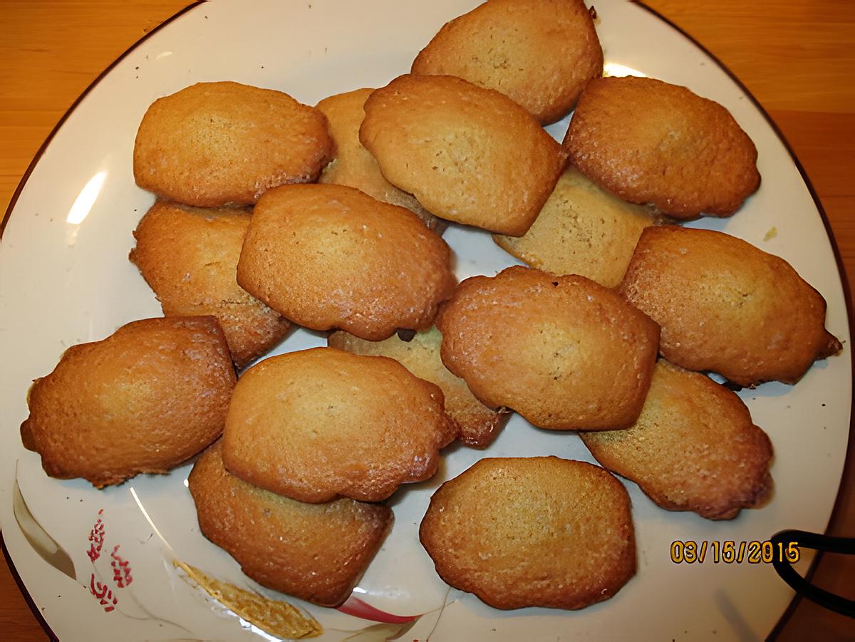 recette Madeleines sans gluten