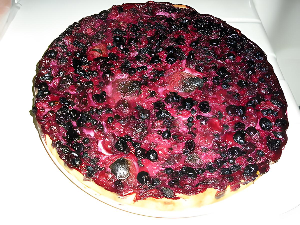 recette tarte aux fruits rouge