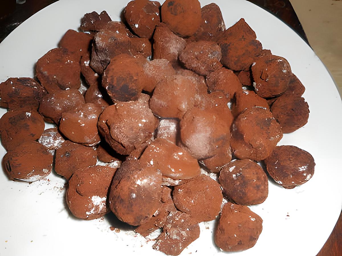 recette Truffes au chocolat