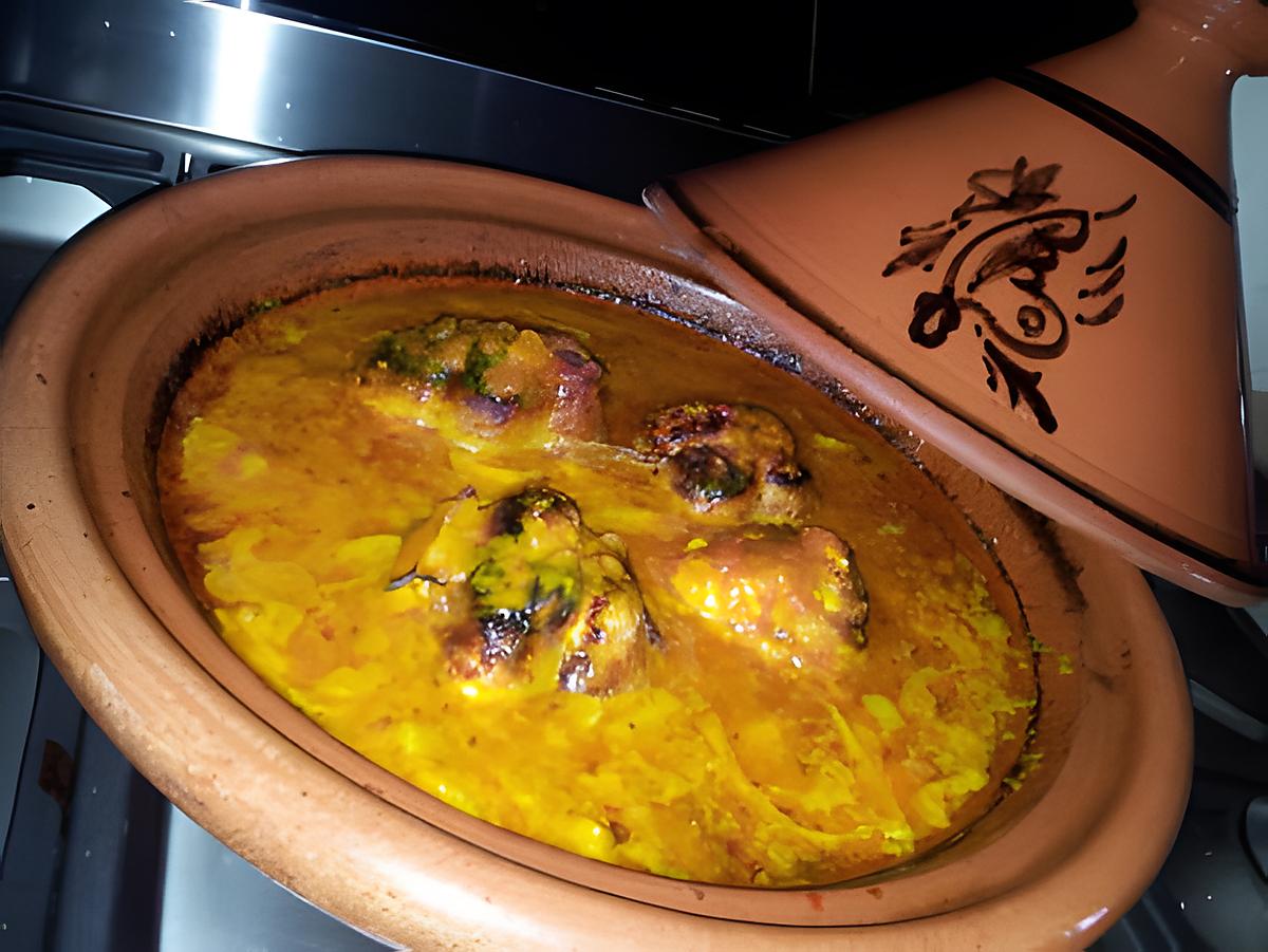 recette Tajine de paupiettes de dinde en sauce