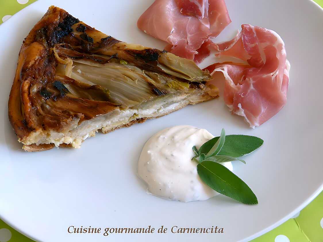 Recette de Tarte Tatin aux endives et chèvre