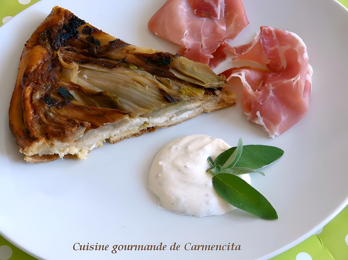 recette Tarte Tatin aux endives et chèvre