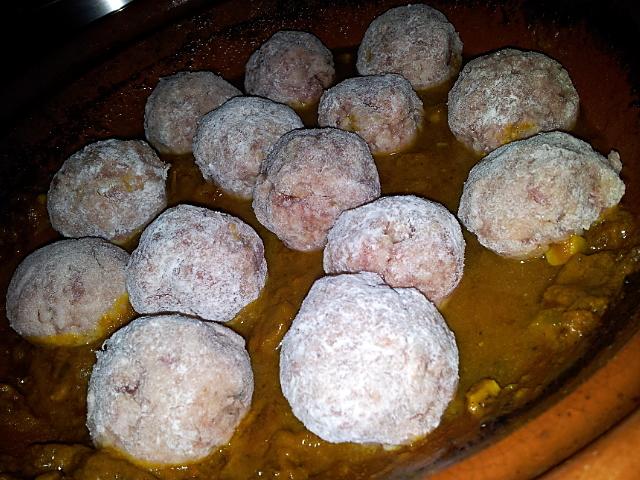 recette Tajine de boulettes de légumes maison gratiné au fromage