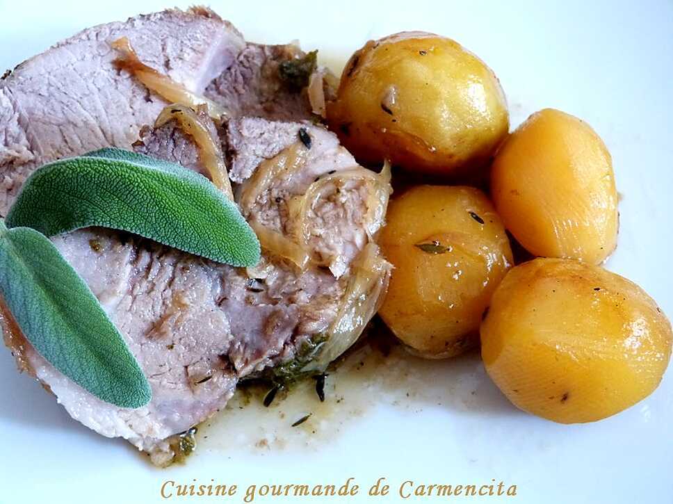 recette Rôti de veau à la sauge