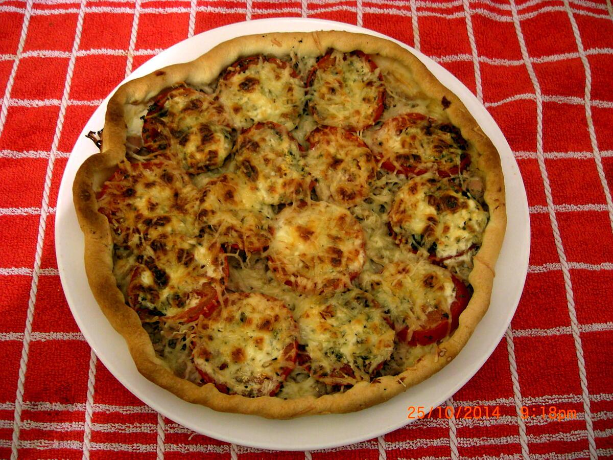 recette Tarte Tomate - Thon  express