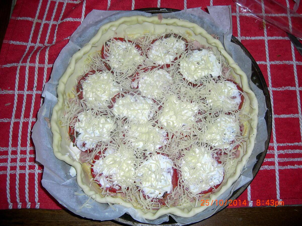 recette Tarte Tomate - Thon  express