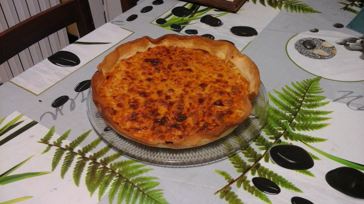 recette TARTE THON BOLOGNAISE